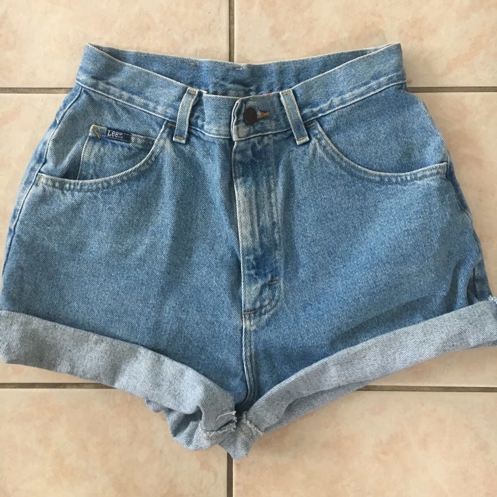 Vintage High Waisted Lee Jean Shorts